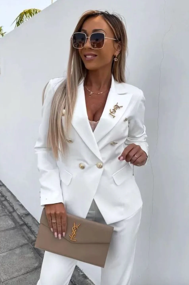 Erins – Conjunto Coordinado Elegante de Blazer y Pantalón para Mujer