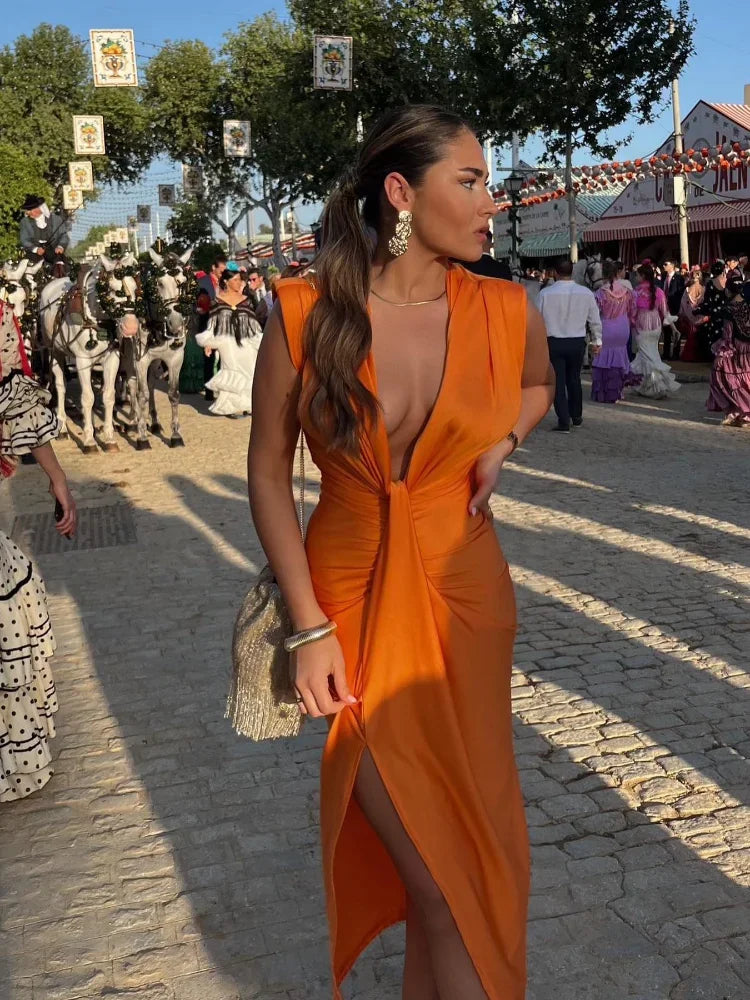 Mariah | Vestido Largo Estilo Tropical