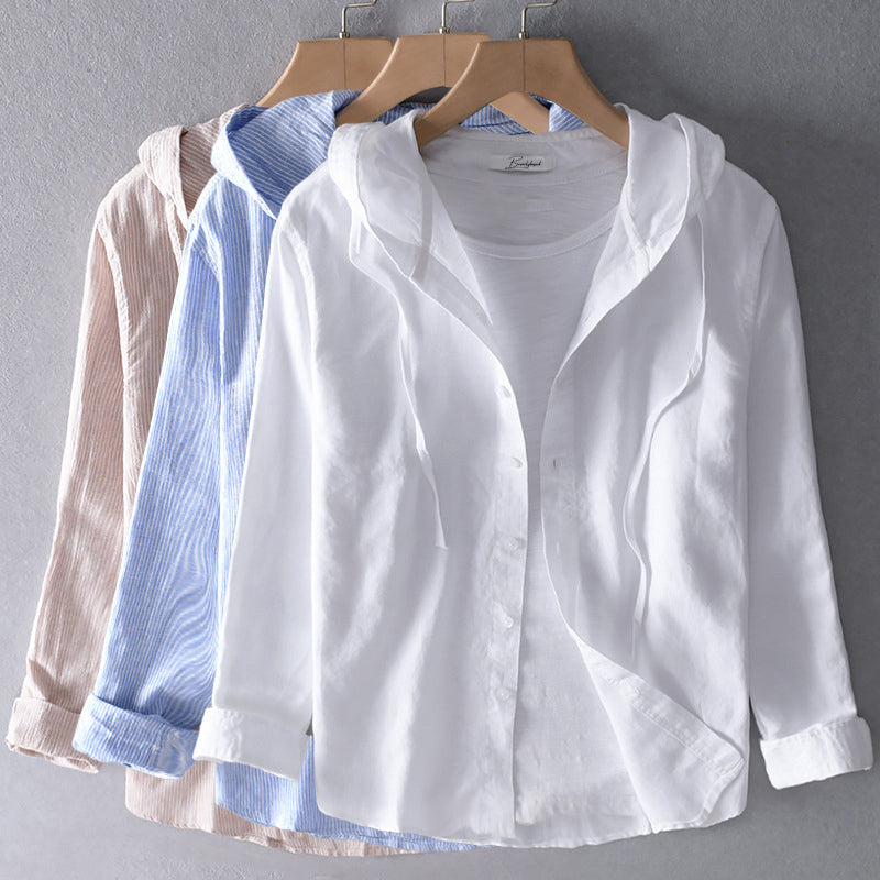 Logan – Camisa Transpirable de Lino para Hombre