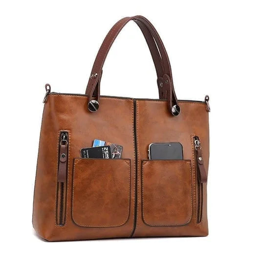Atenea – Bolso de Hombro Elegante con Detalles de Lujo