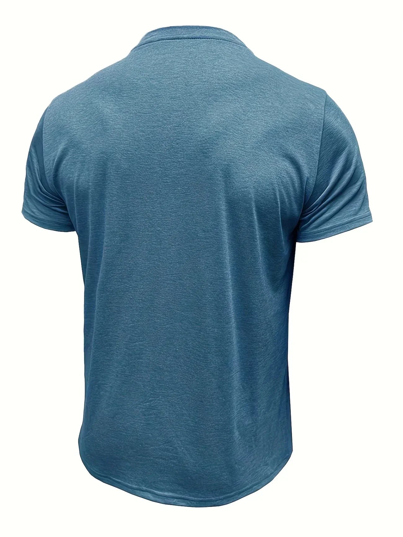 Leo – Camiseta de Cuello Redondo con Bolsillo