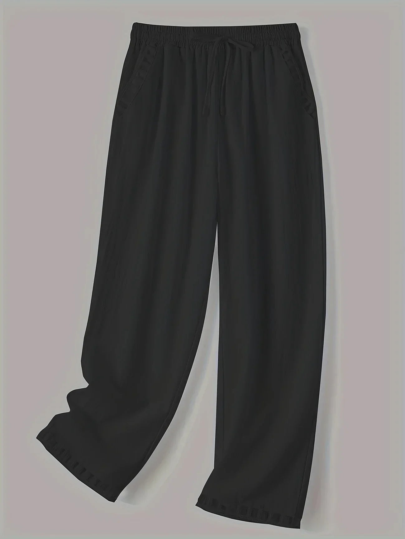 Clara – Pantalones Cropped con Ribete en Contraste