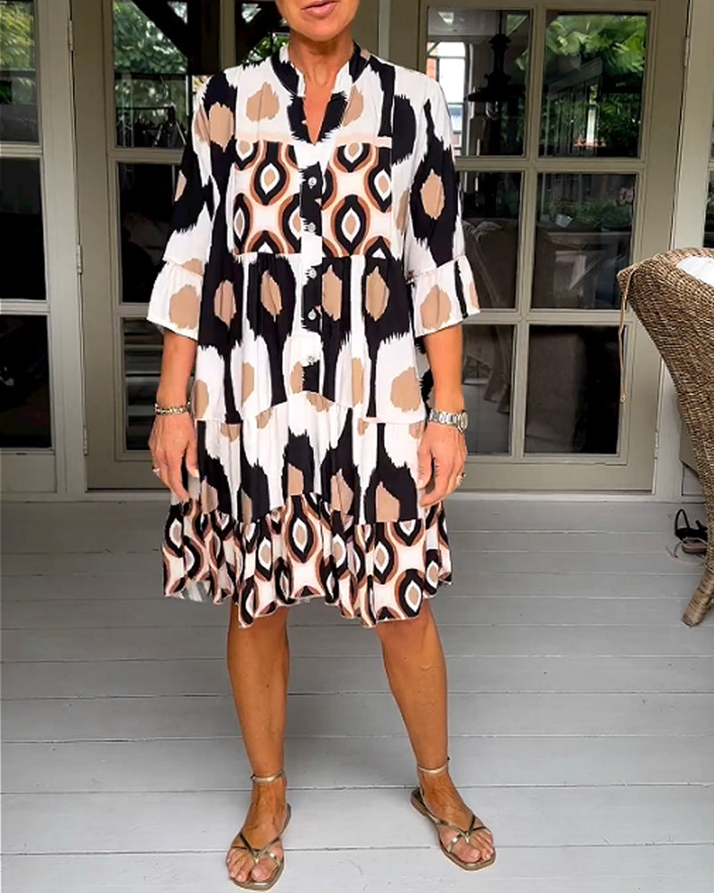 Laura – Vestido estampado con estilo