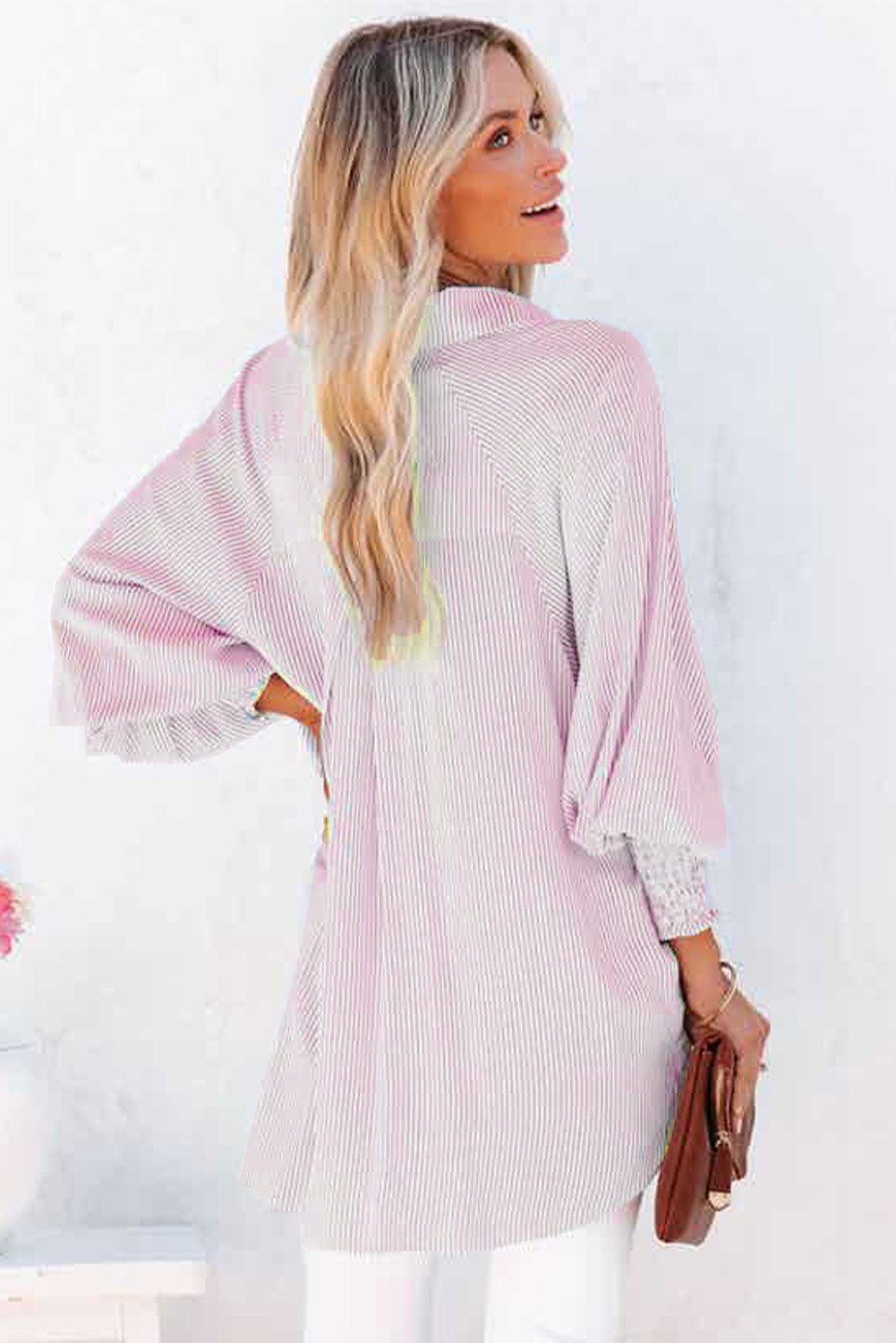 CAMISA OVERSIZE DE RAYAS n.624981