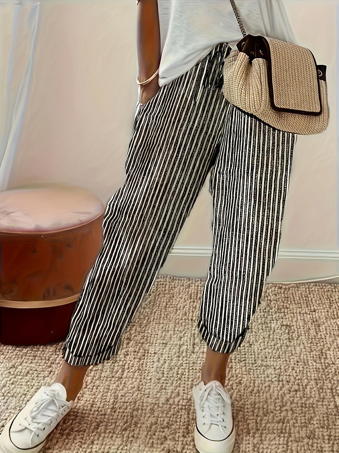 AMELIA – Pantalón de Cintura Elástica con Estilo Atemporal
