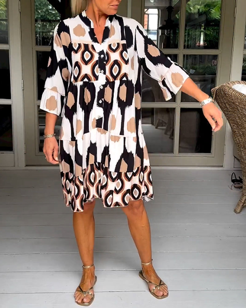 Laura – Vestido estampado con estilo