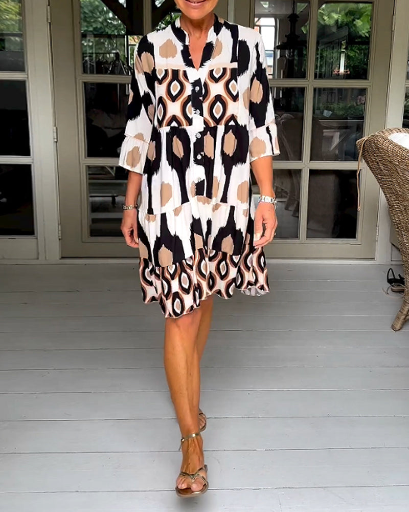 Laura – Vestido estampado con estilo