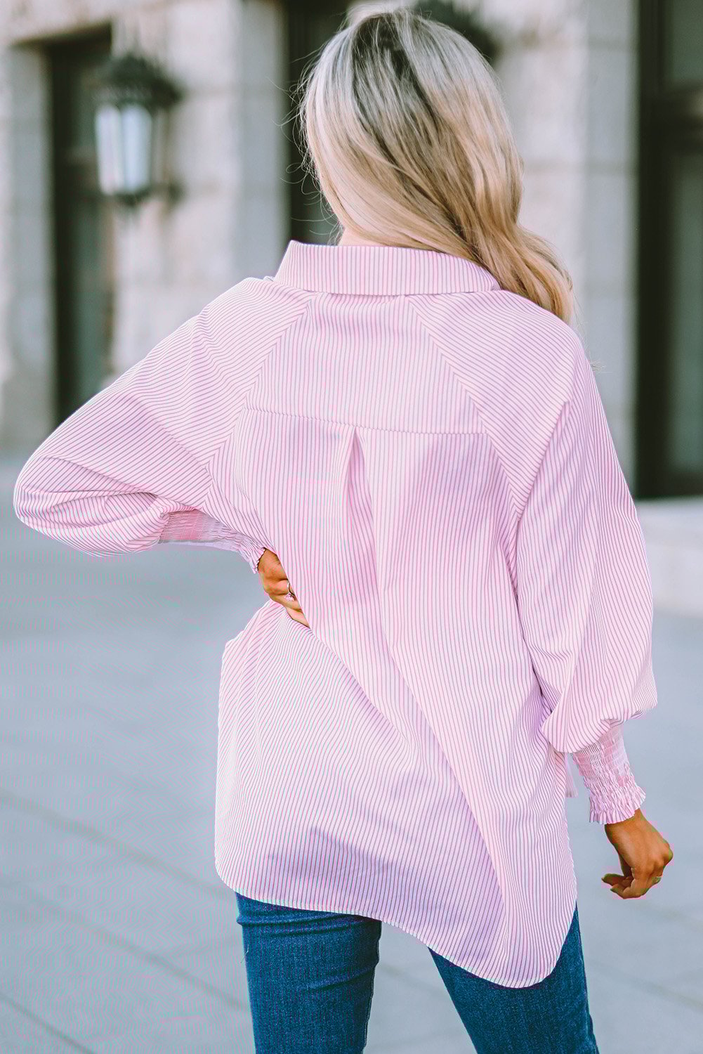 CAMISA OVERSIZE DE RAYAS n.624981
