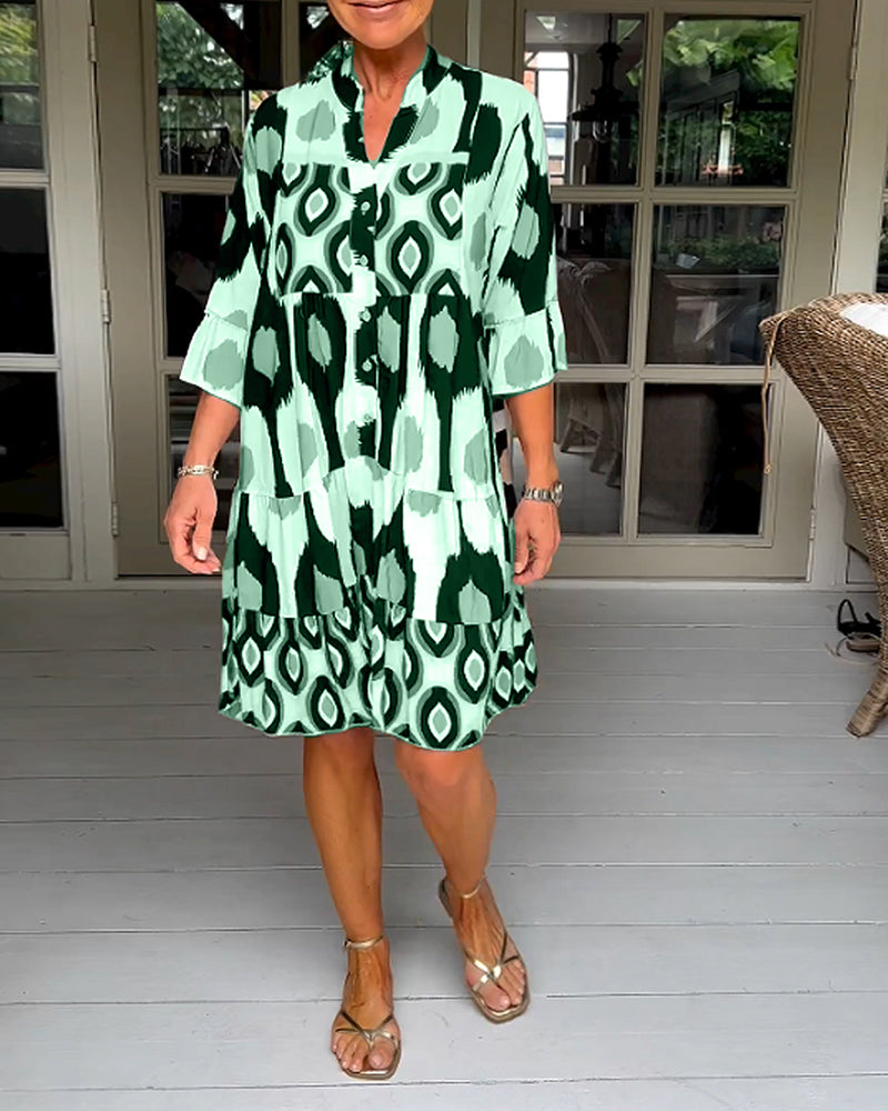 Laura – Vestido estampado con estilo