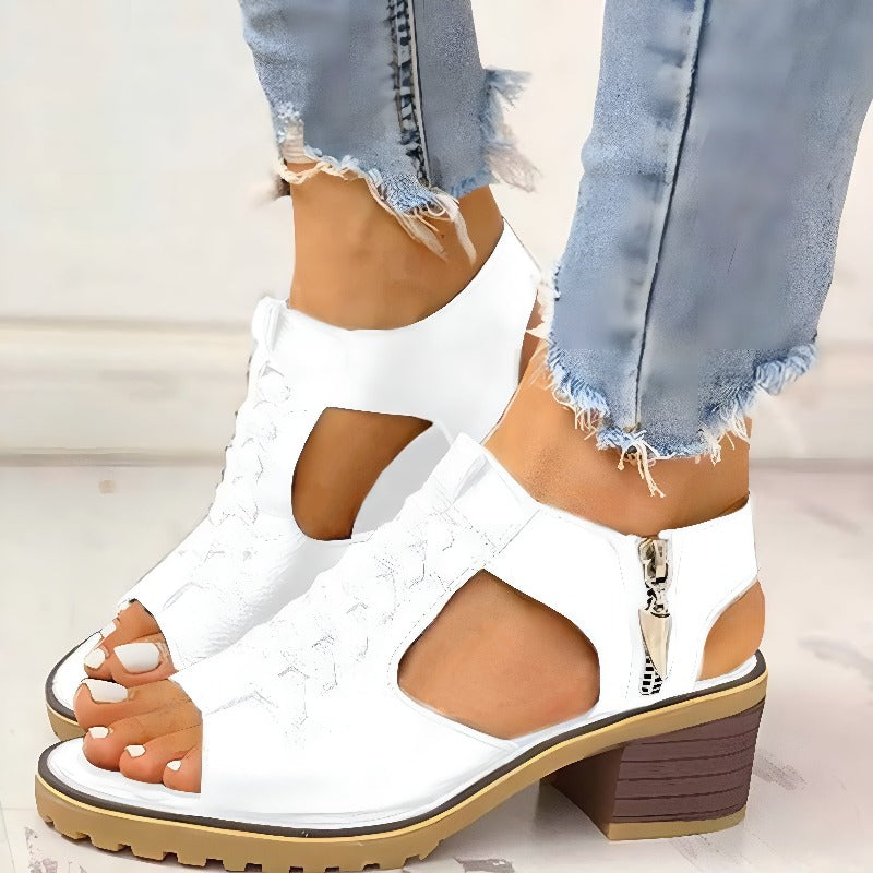 Scarlett – Sandalias clásicas de cuero