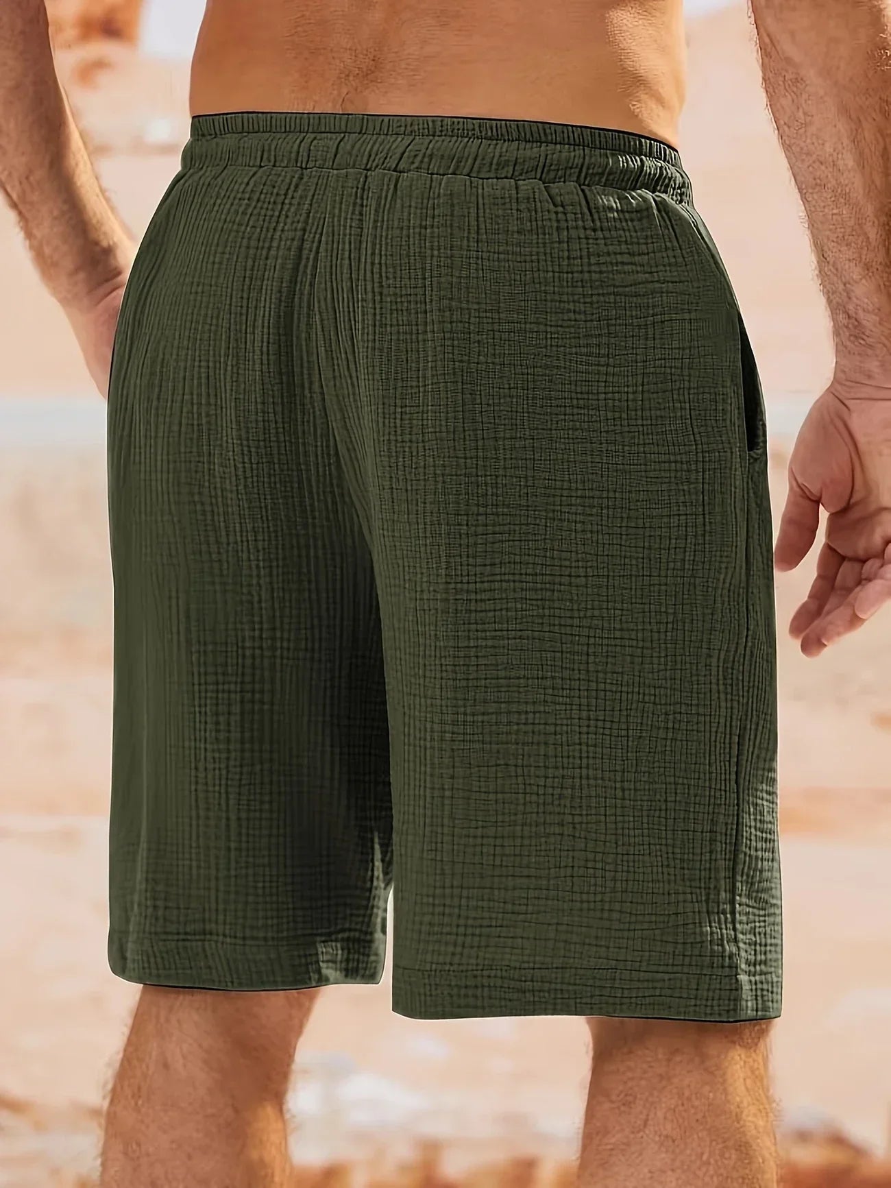 Elliot – Pantalones Cortos de Corte Suelto con Bolsillos