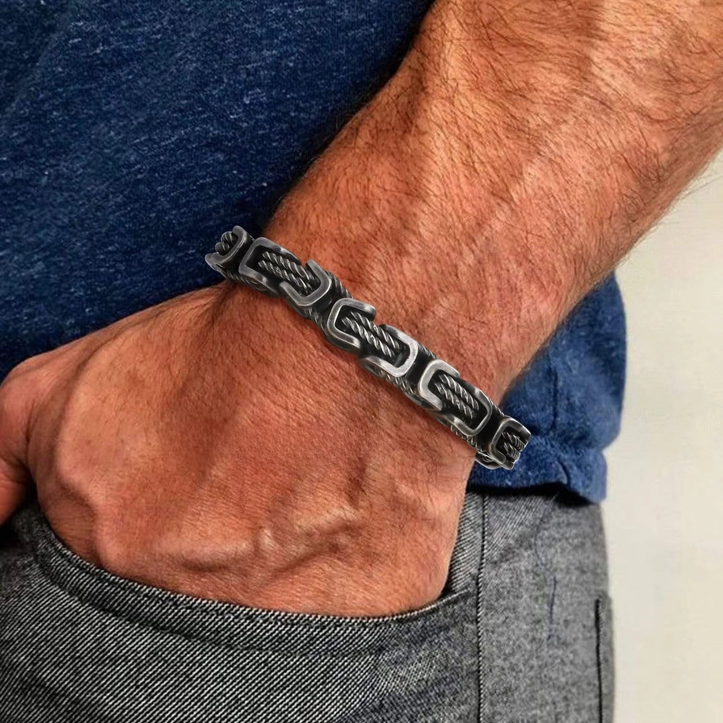 Brazalete Guerrero™ | Fuerza, estilo y carácter masculino