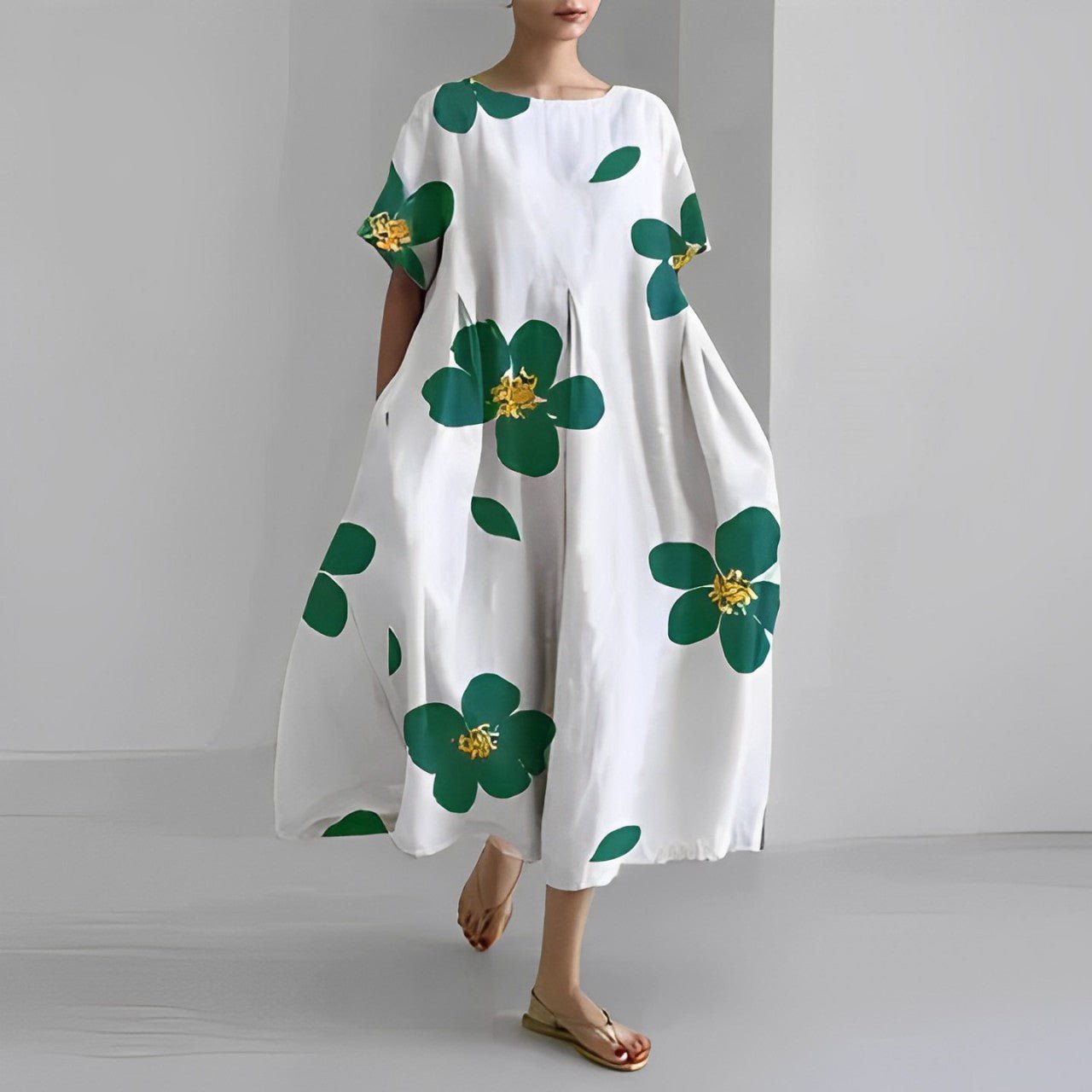 Claire – Vestido bohemio con estampado floral