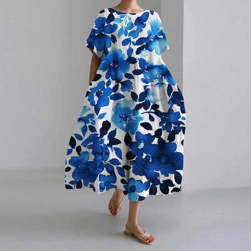 Claire – Vestido bohemio con estampado floral