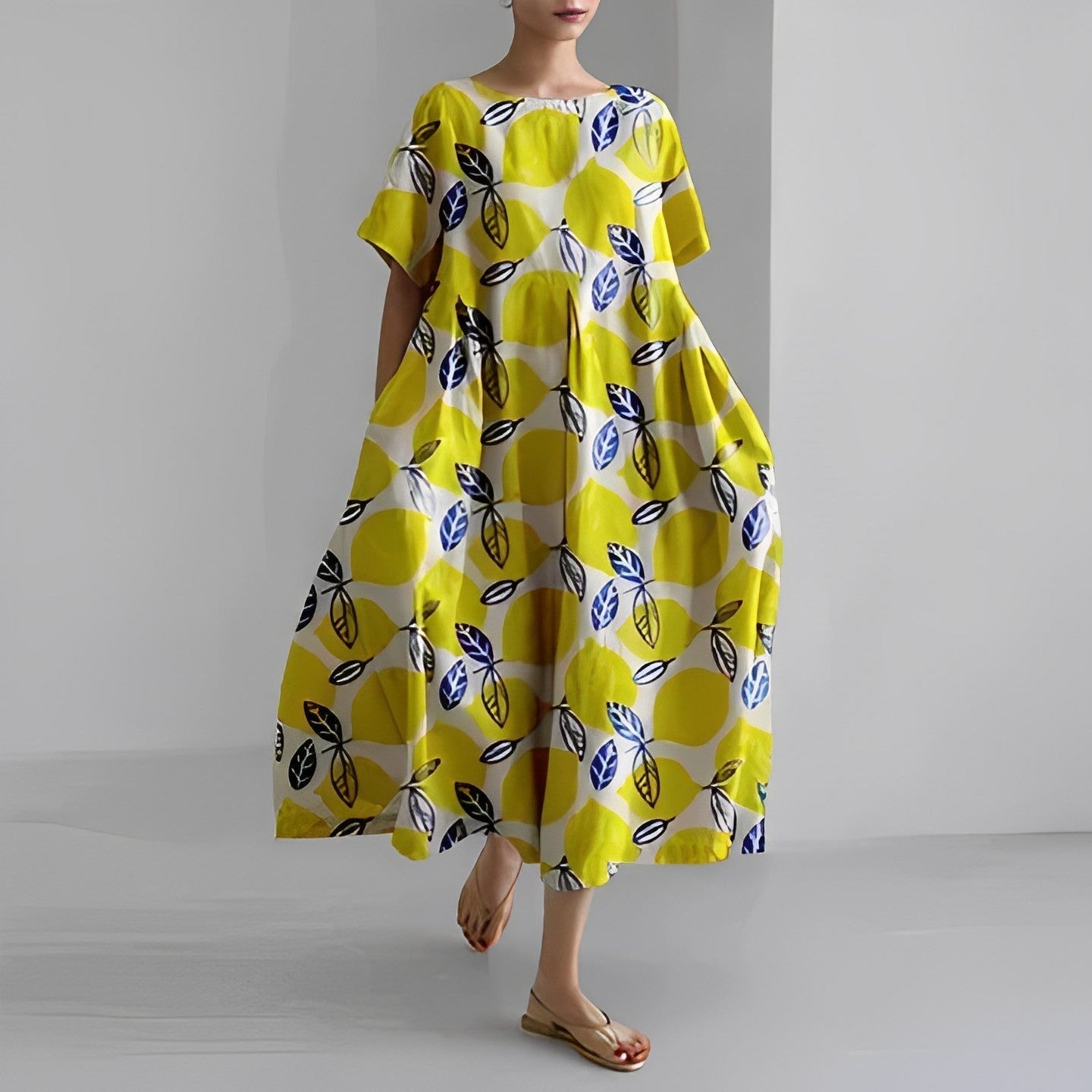 Claire – Vestido bohemio con estampado floral