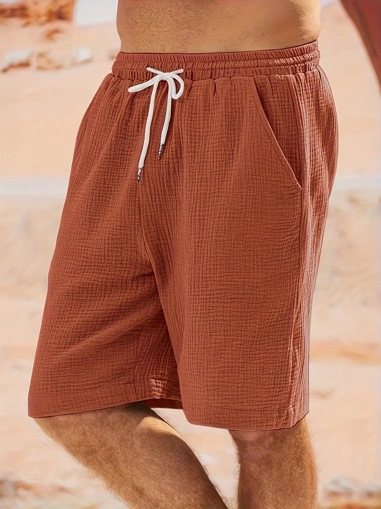 Elliot – Pantalones Cortos de Corte Suelto con Bolsillos