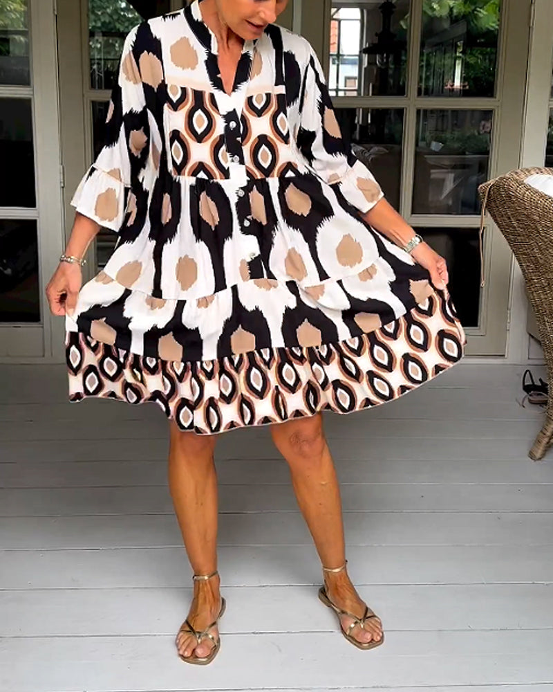 Laura – Vestido estampado con estilo