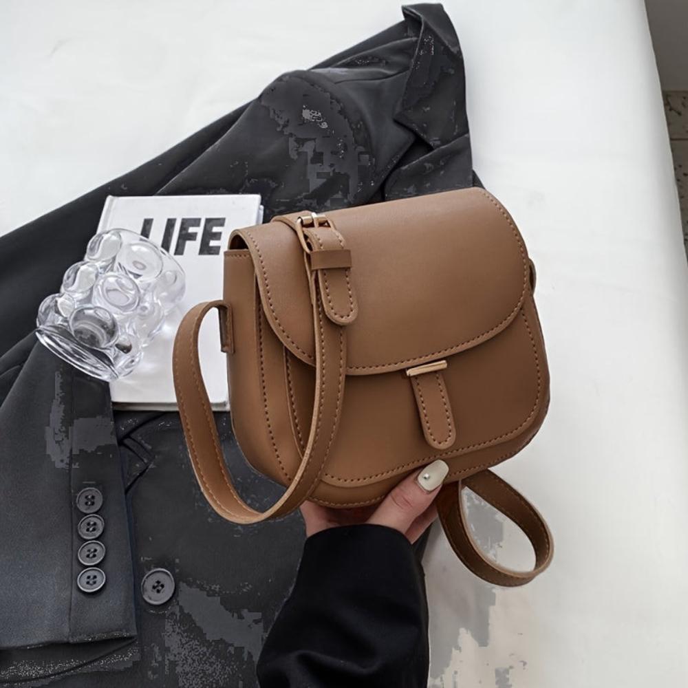 Amelia – Bolso bandolera retro de piel
