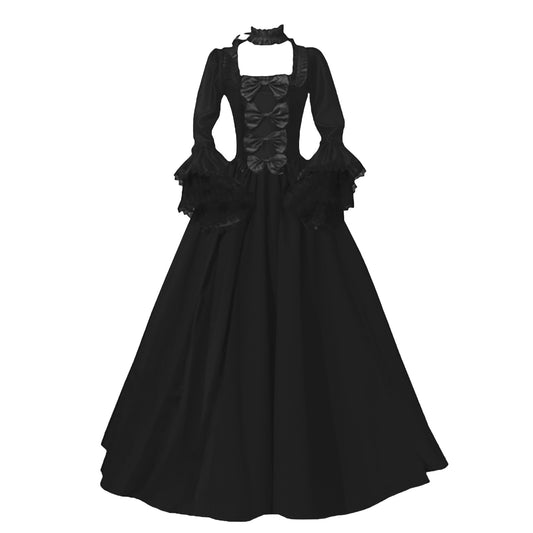 VESTIDO GÓTICO VICTORIANO DE ENCAJE w.85217