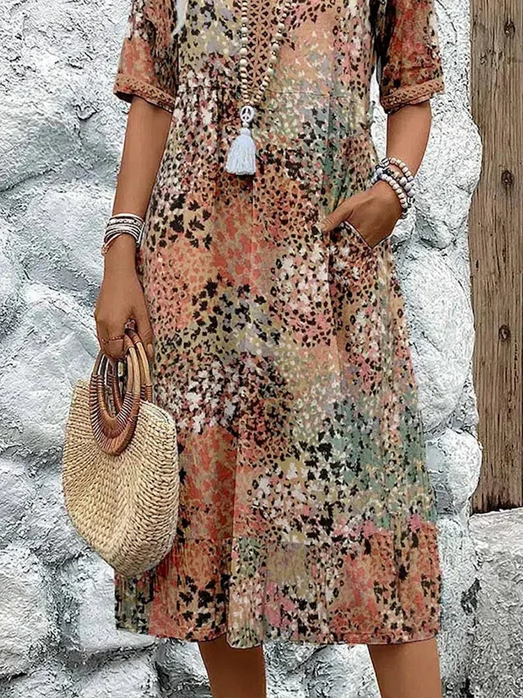 Harper – Vestido Vivo de Largo Medio