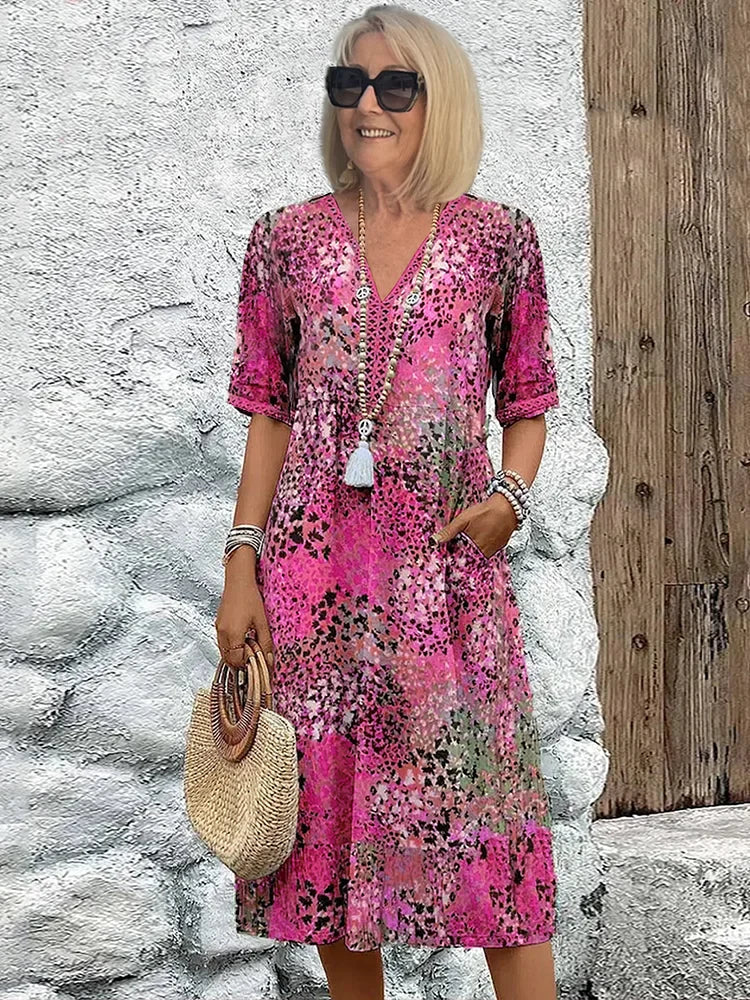 Harper – Vestido Vivo de Largo Medio