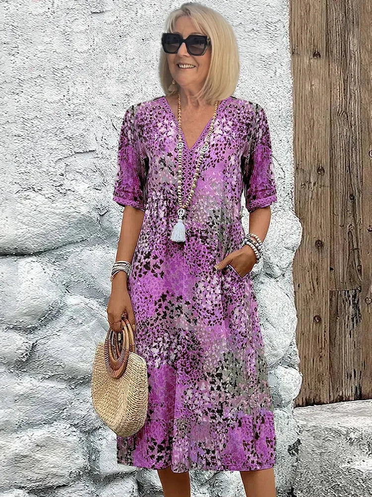 Harper – Vestido Vivo de Largo Medio