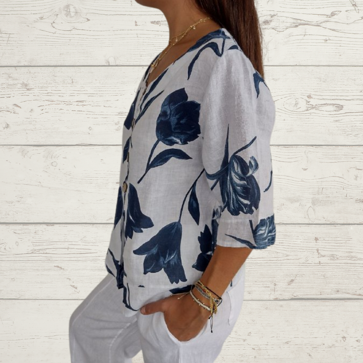 BLUSA FLORAL VINTAGE n.472918