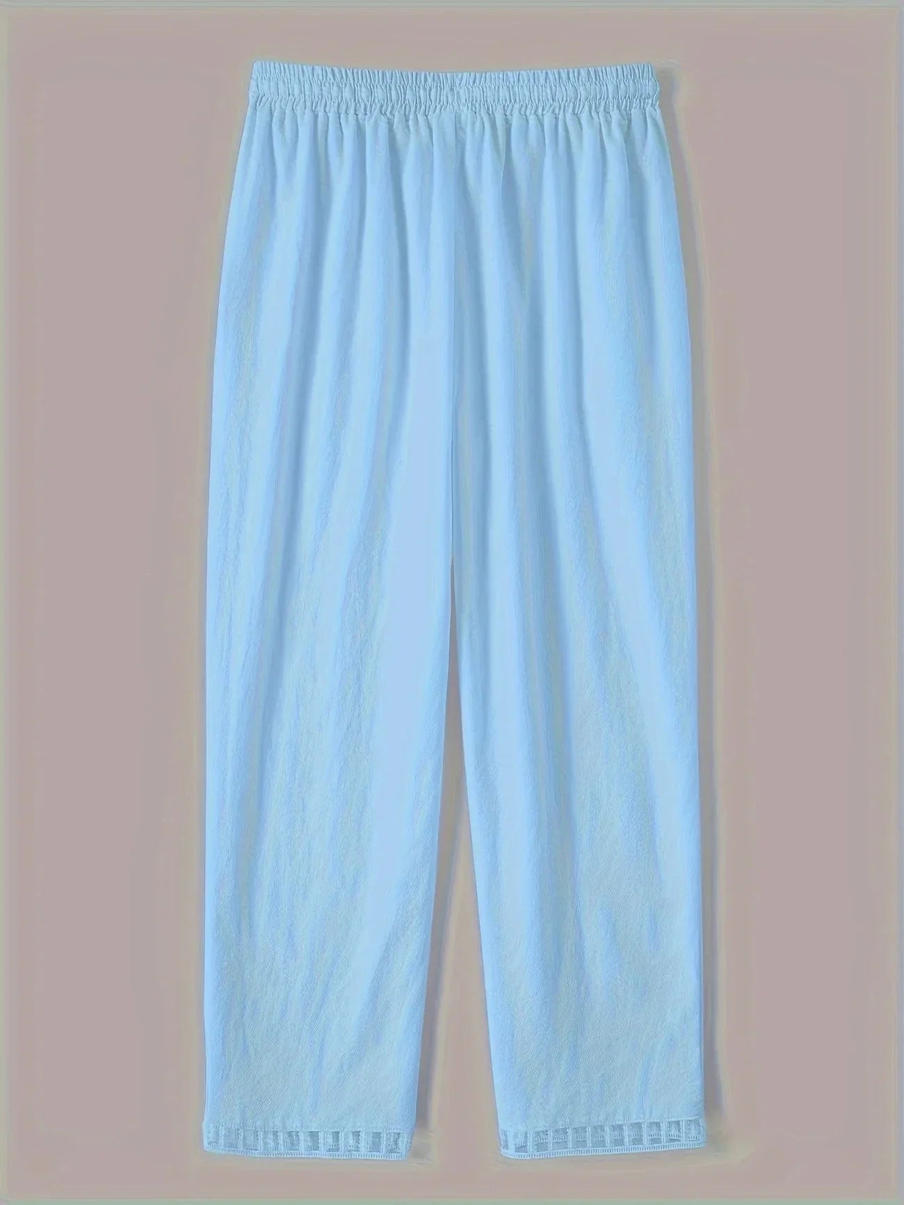 Clara – Pantalones Cropped con Ribete en Contraste