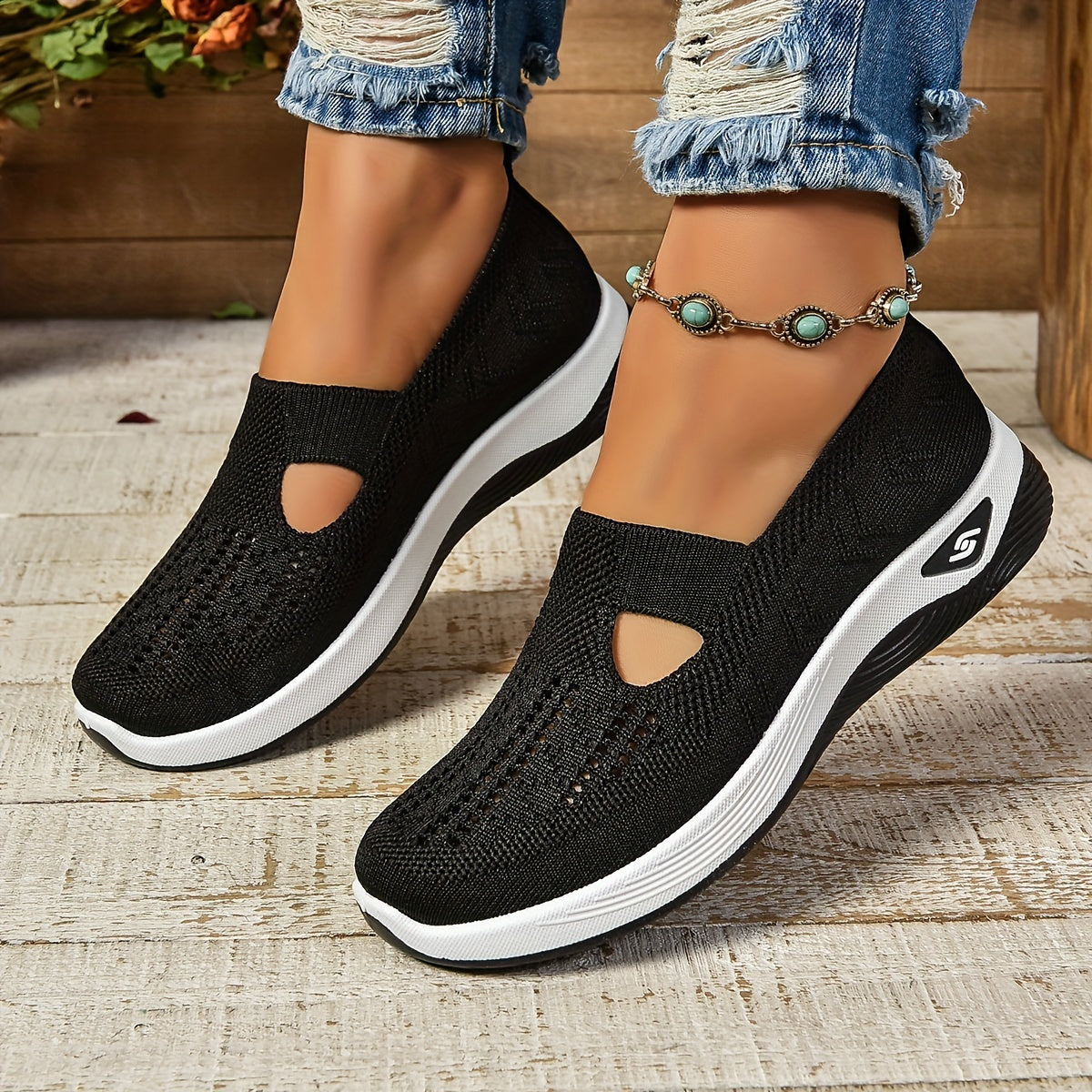 AYSHA – Zapatos cómodos sin cordones + plantillas GRATIS