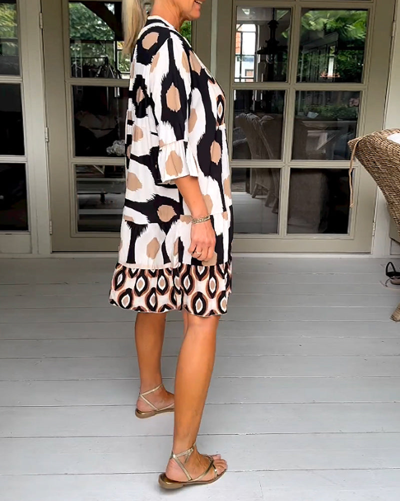 Laura – Vestido estampado con estilo