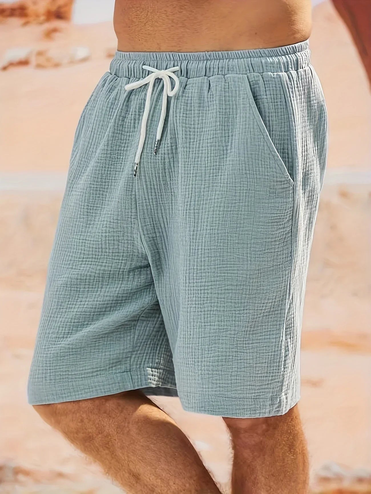 Elliot – Pantalones Cortos de Corte Suelto con Bolsillos