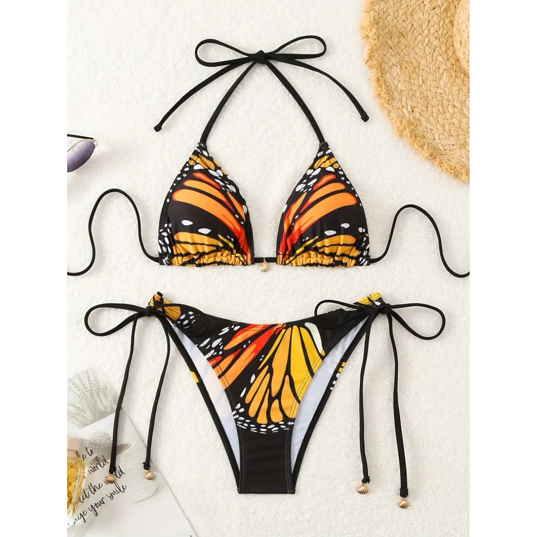 Butterfly Bikini – Diseño tropical con diseño mariposa