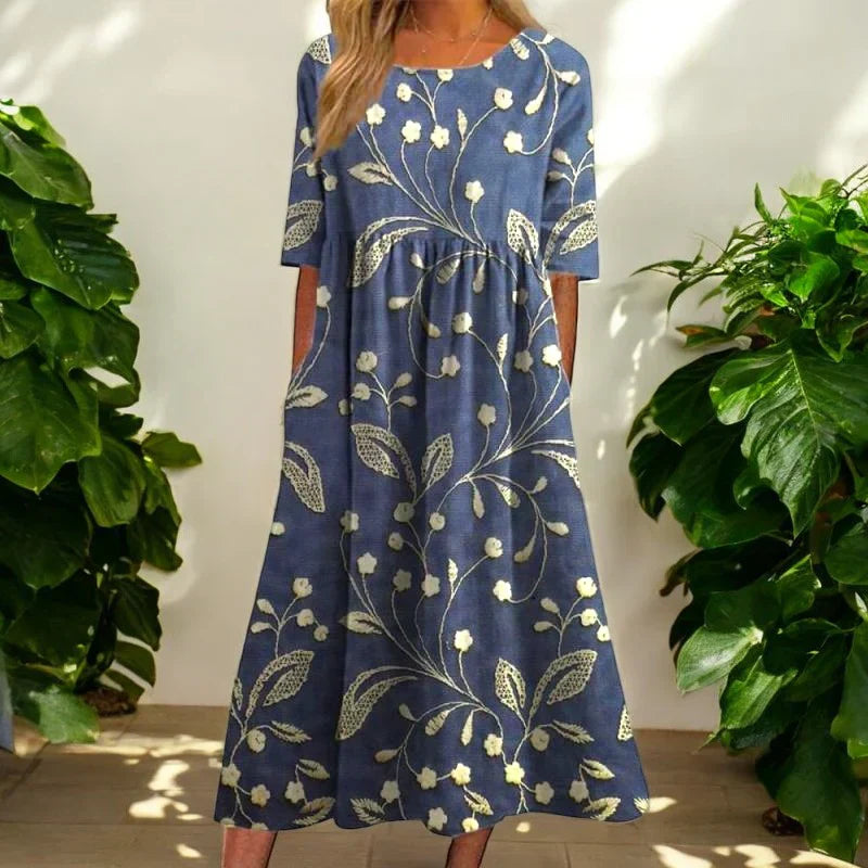 Kharen – Vestido Midi Floral