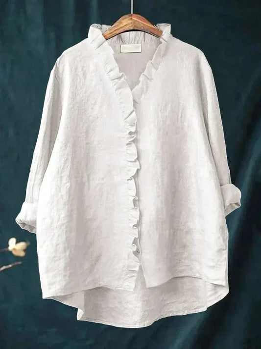 BLUSA DE LINO Y ALGODÓN