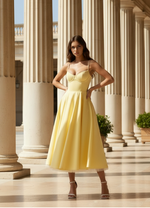 CARESSE | VESTIDO 2 PIEZAS CON CORSET