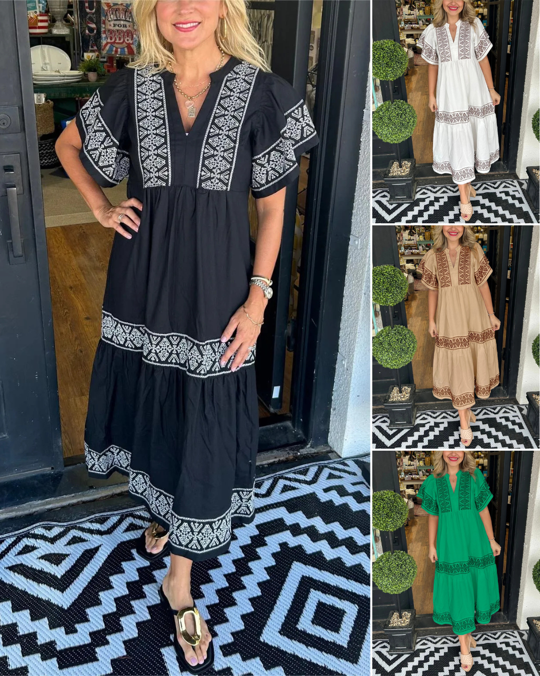 Nancy – Vestido boho maxi imprescindible