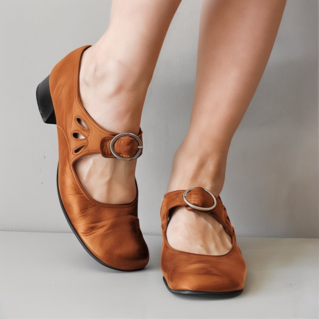 Lizzy – Sandalias de Cuero Suave y Cómodo para Mujer