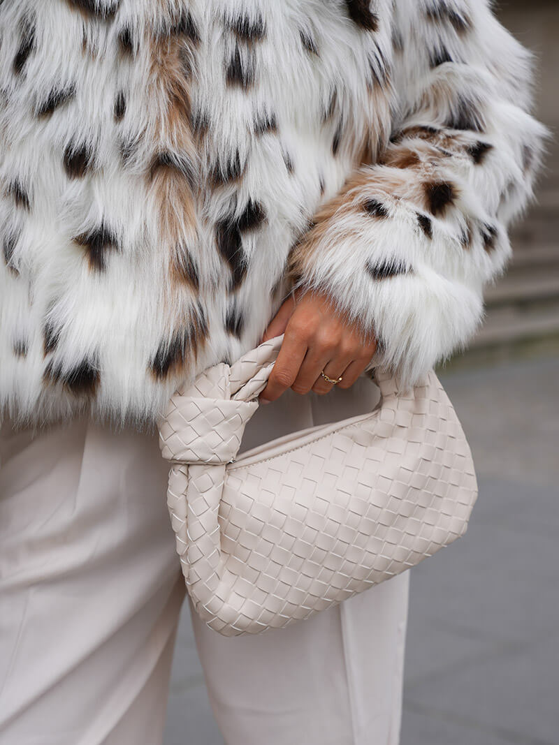Velvet – Chaqueta de pelo sintético con estampado felino