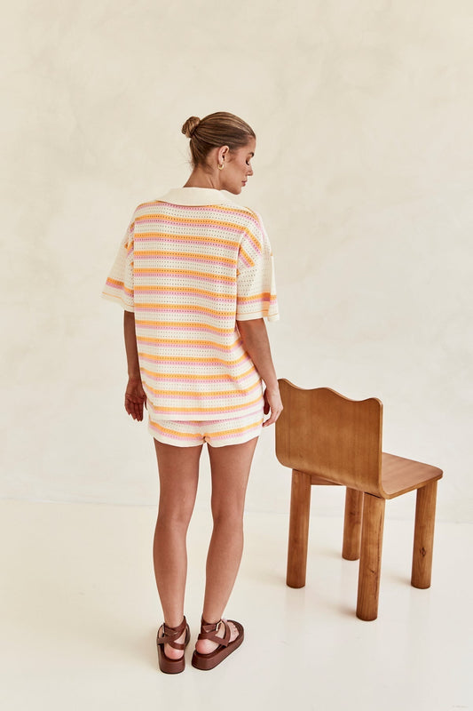 Olive™ – Conjunto primaveral brillante de dos piezas