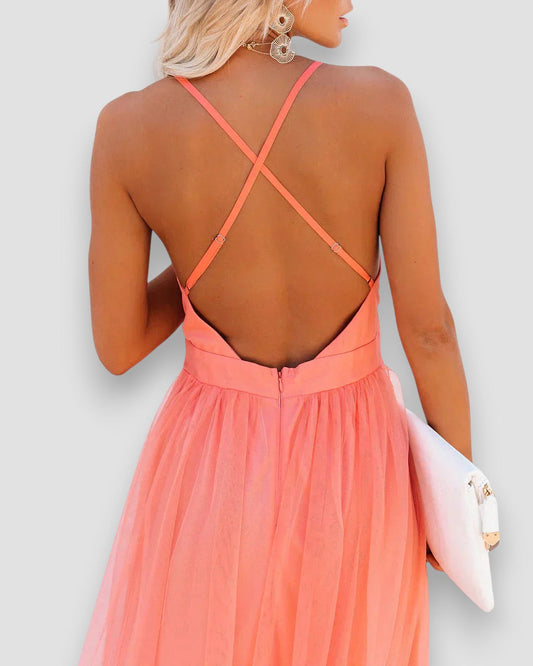 Lea – Vestido largo elegante y cómodo