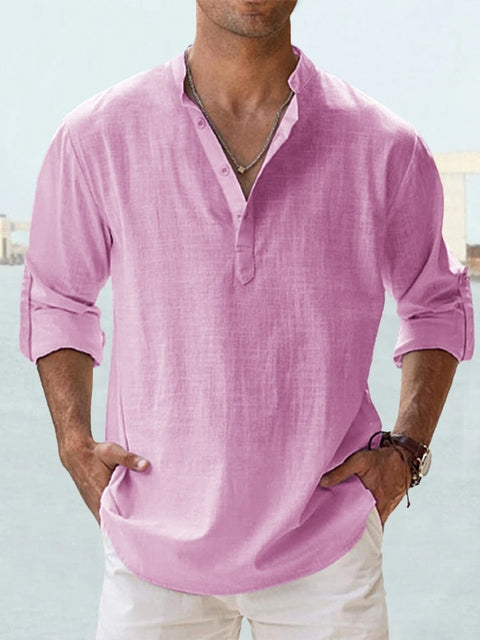 Givalli – Camisa casual de lino premium