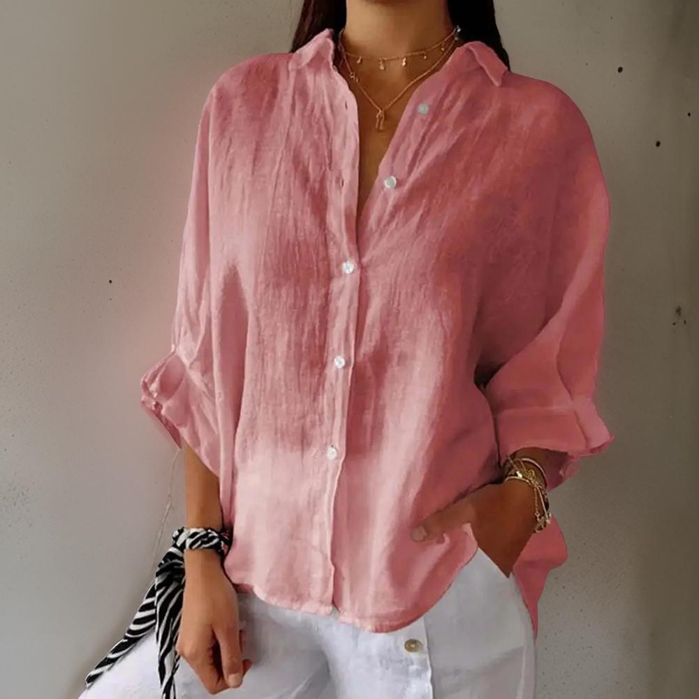 Julian – Blusa elegante de lino para mujer