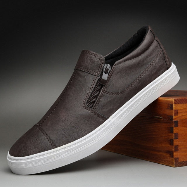 Axis – Zapatos de piel sin cordones