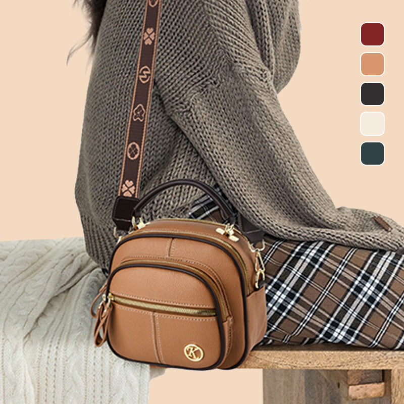 Isabella – Bolso Bandolera de Cuero Clásico