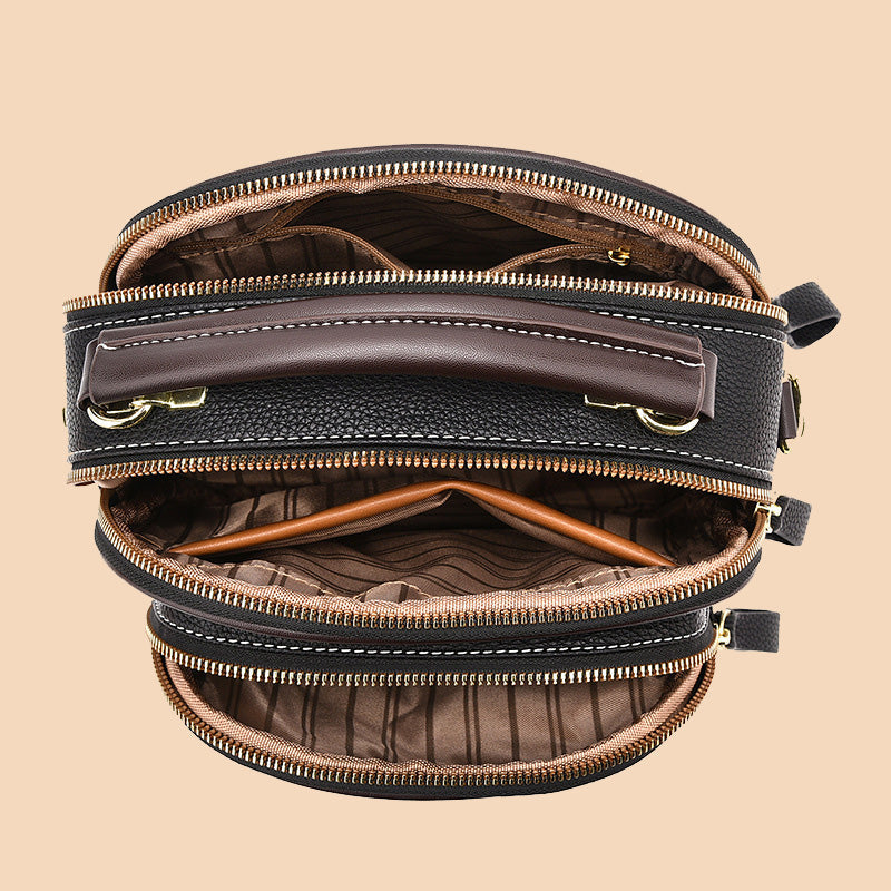 Isabella – Bolso Bandolera de Cuero Clásico