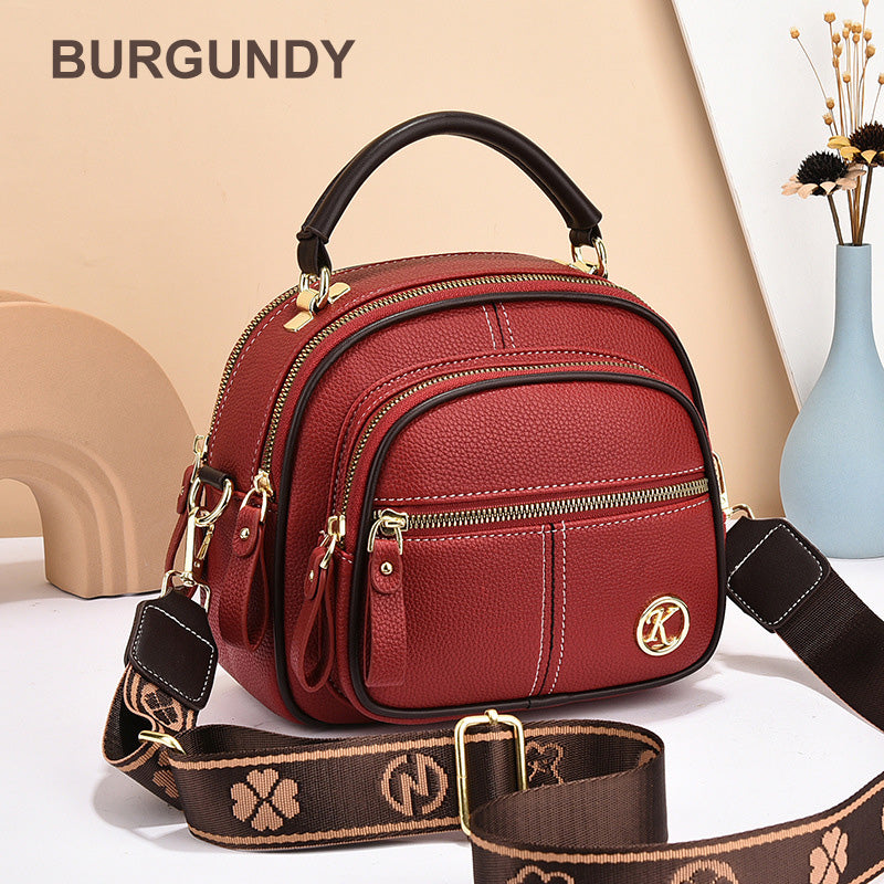 Isabella – Bolso Bandolera de Cuero Clásico