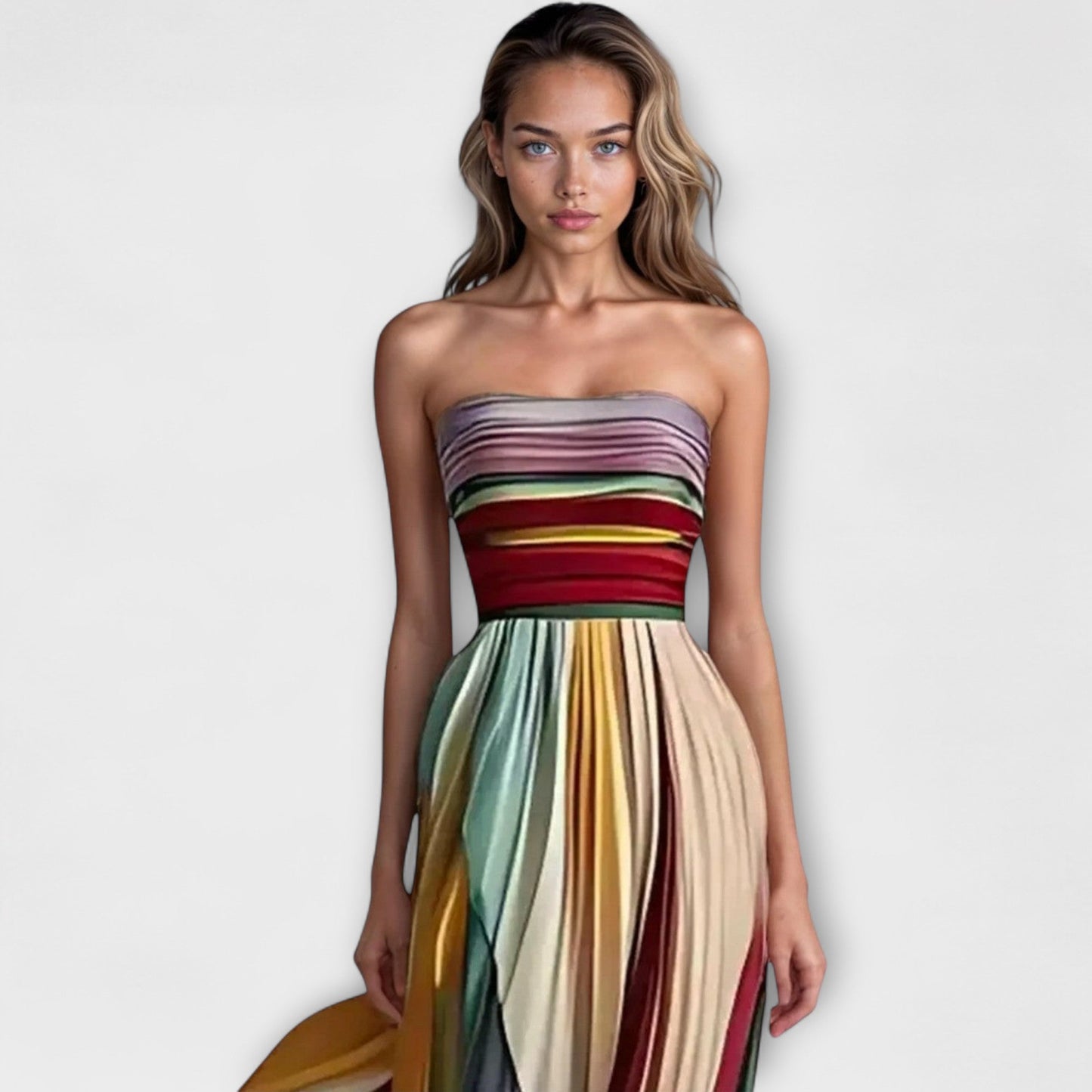 ISAL – VESTIDO LARGO ELEGANTE