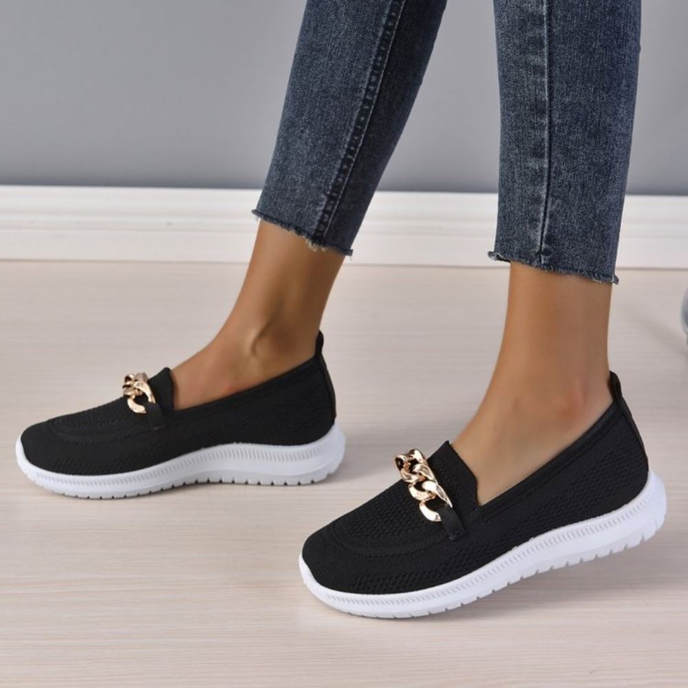 Aussie – Mocasines con Detalle Dorado