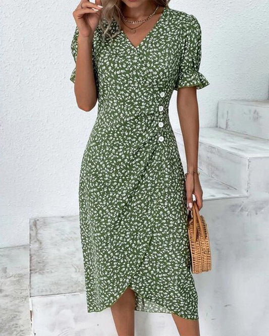 Gloria – Vestido floral con encanto vintage
