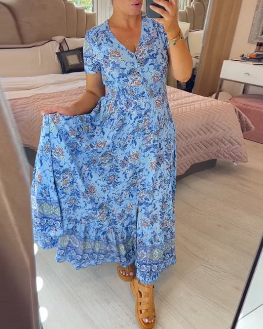 Hailee – Vestido Maxi Floral